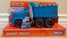 MATCHBOX CITY ACTION DUMP TRUCK VEHICLE W/ SOUND K9583 NEW 