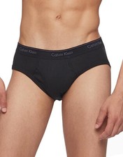 Calvin Klein Cotton Classics 4-Pack Hip Brief NB4004 Black Size S