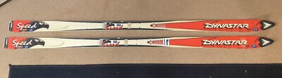 Vintage Dynastar Speed 168cm Racing Skis, Hot Pink Base, Made In France