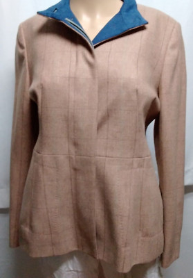 Ted Baker ''Woman Who Wears The Trousers'' Blazer Hidden Buttons w/Pin Size 3