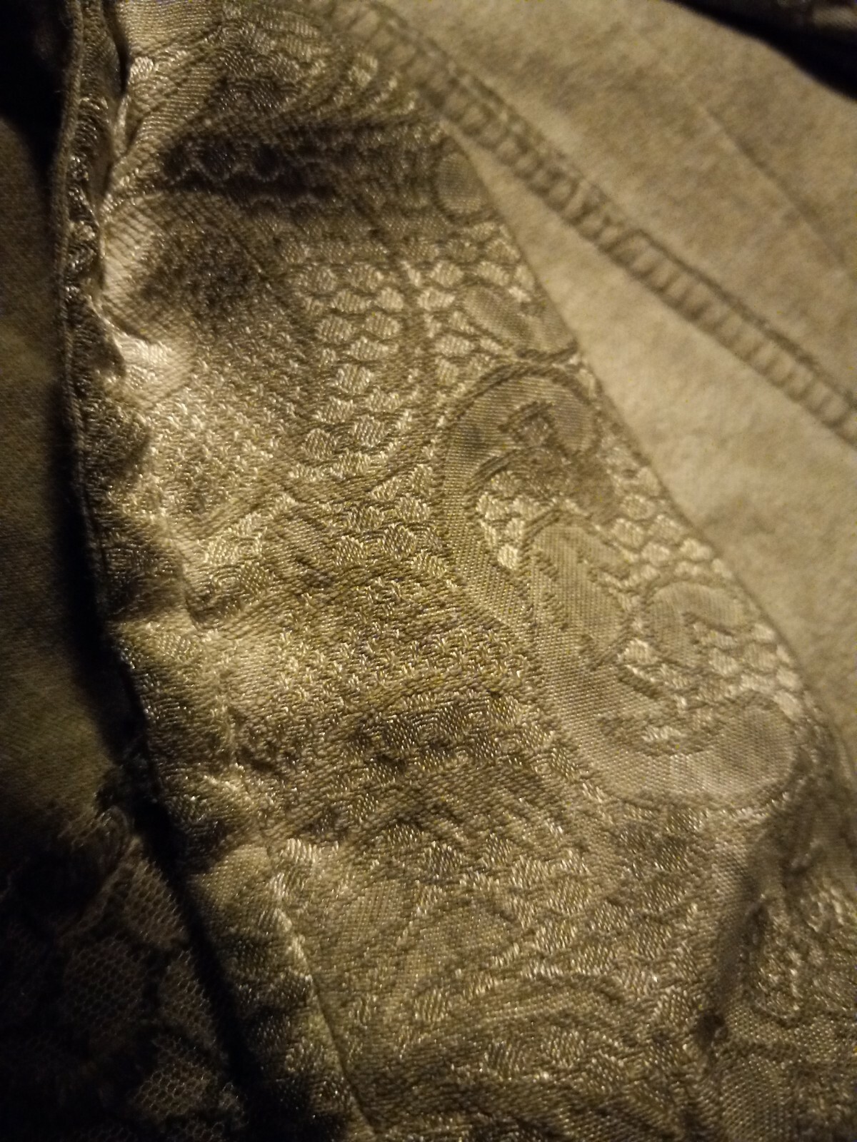 Yest Army Green Patchwork Unique Jacket Women's M… - image 6