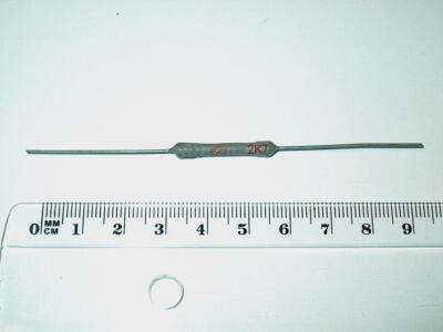 DWN327 - 10x 2,7K Ohm 2W Draht Widerstand Grau Vintage Radio Resistor PE