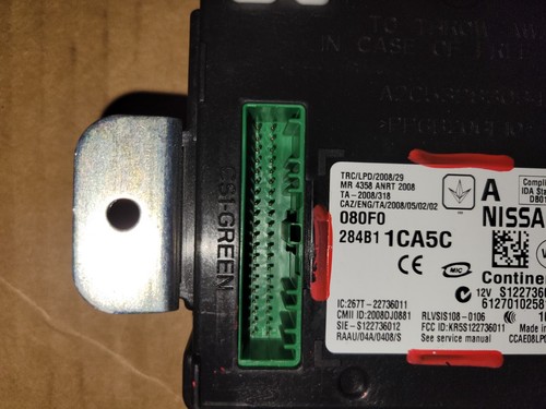 2009 2010 2011 INFINITI FX35 FX50 EX35 BODY CONTROL MODULE BCM BCU CONTINENTAL - Picture 5 of 16