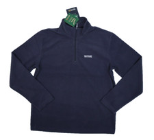 Regatta Thompson Half Zip Light Thermal Fleece Pullover Jacket Iron Grey Mens L