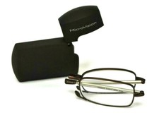 Foster Grant Vision Craft Folding Micro-Readers "Gideon" Brown 2.50 NEW