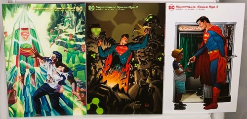 SUPERMAN Space Age #1 - 3 | Variant Cover B Set | Mike Allred | DC Comics
