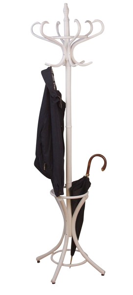 GarderobenstäNder Weiß KleiderstäNder Garderobe Flurgarderobe Garderobenhaken-image