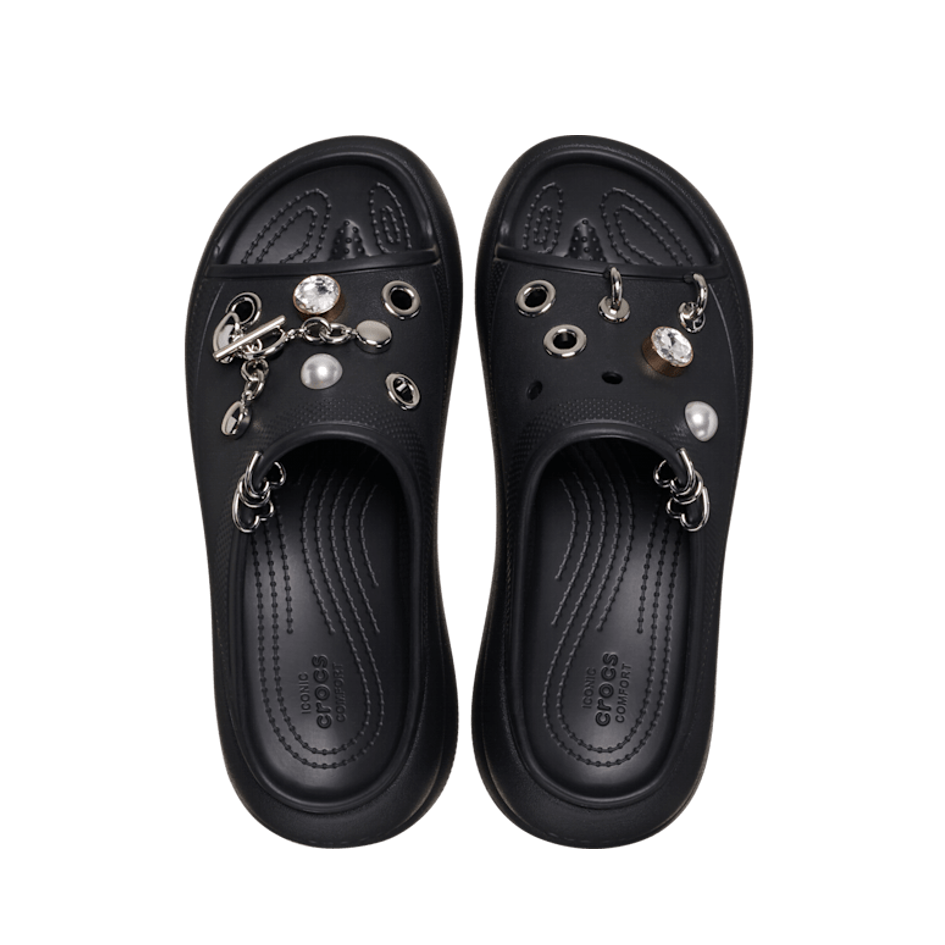 ◆crocs◆Crush Mid Summer Slide 韓国発 22~26cm NEW CROCS CRUSH MIDSUMMER SLIDE 210081 BLACK | eBay