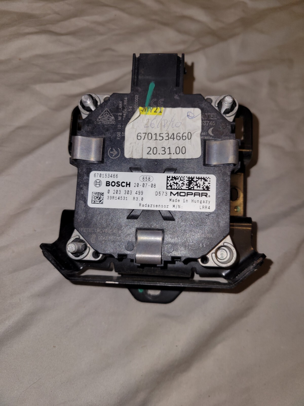 Maserati Ghibli, Levante, Quattroporte Adaptive Cruise Control Distance Sensor