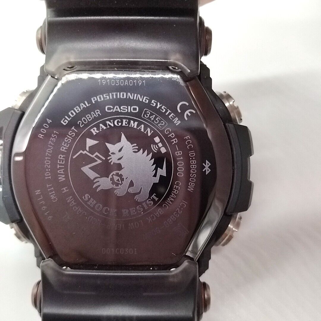CASIO G-SHOCK RANGEMAN GPR-B1000-1JR Solar GPS Wristwatch CASIO G-SHOCK RANGEMAN GPR-B1000-1JR Solar GPS Wristwatch