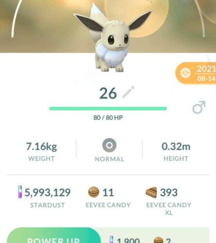 🥇Pokemon TRADE GO🥇SHINY EEVEE✨QUICK Registered TRADE ONLY✨