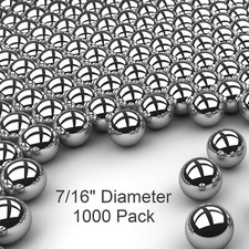 1000 7/16" Inch G25 Precision Chromium Chrome Steel Bearing Balls AISI 52100