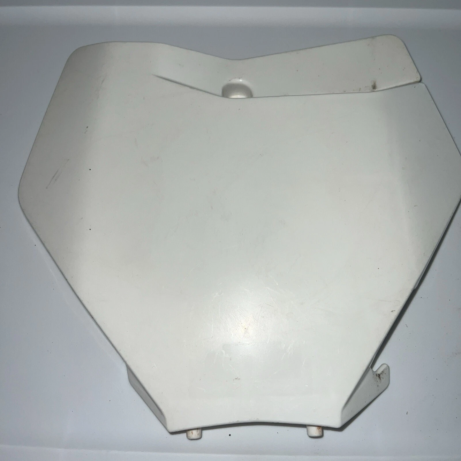 KTM WHITE FRONT NUMBER PLATE 125 250 350 450 300 500 SX SX-F XC XC-F 19 20 21 22