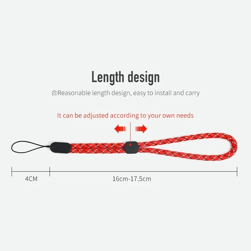 Tech Hand Wrist Strap Lanyard For MP3 MP4 Camera Mobile Phone USB Keys ID UK - Image 3 of 4