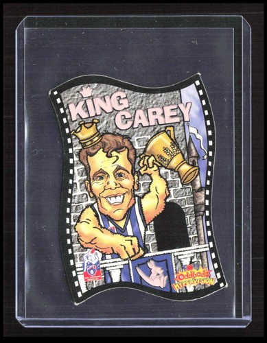 AFL 1997 Footy Oddbodz Hypervision Caricature King Carey PINK CB-2-1-B-4 - Imagen 1 de 8