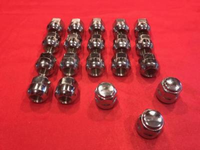 14x1.5mm Honda Lug Nut Set | Front | Chrome | Genuine OEM | 90304