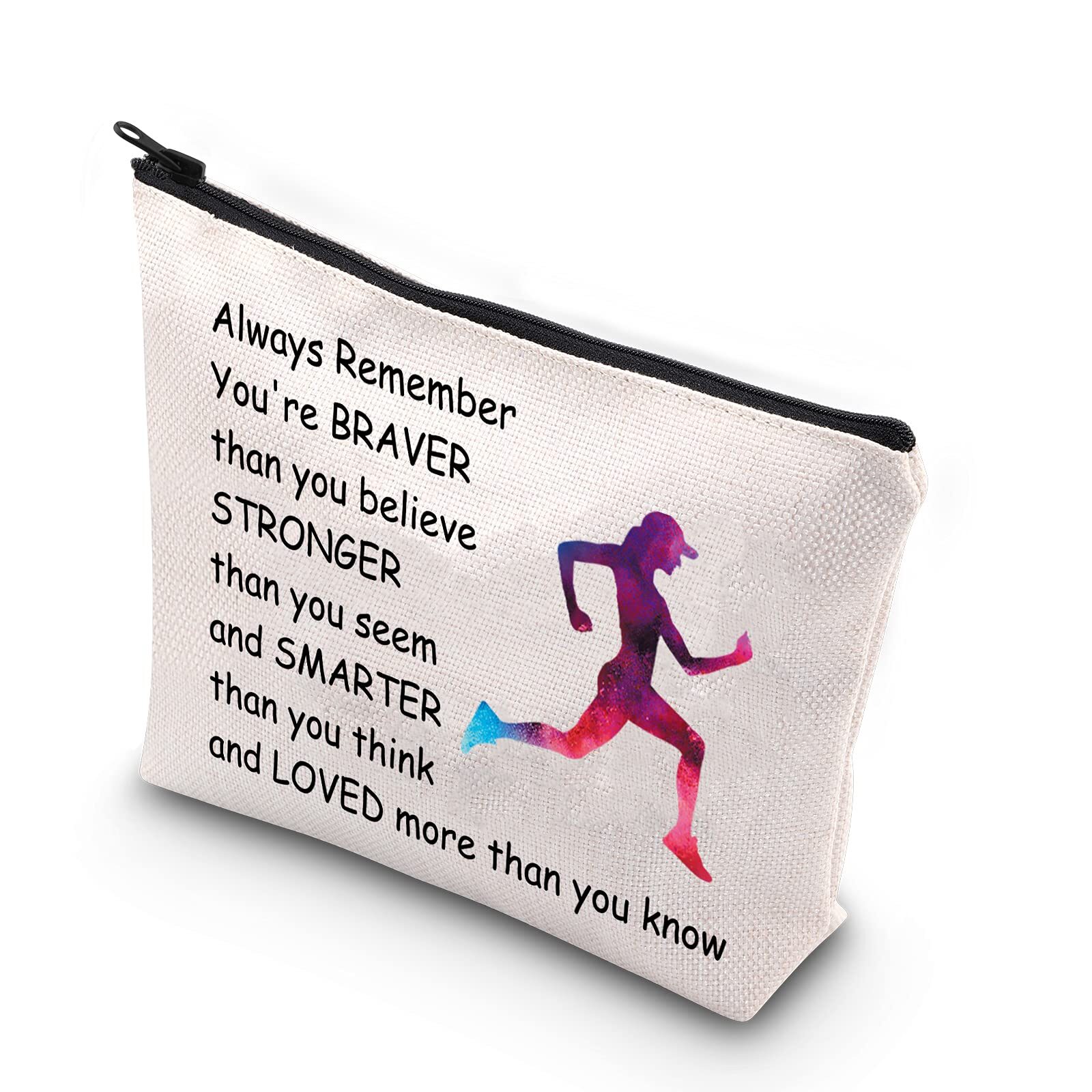 Running Gifts For Her Running Lover Gifts Runner Makeup Bag Cosmetic Pouch Cross