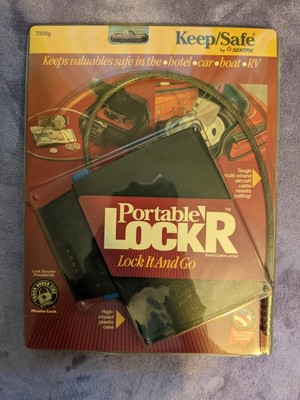 Portable Locker keep/safe lock and go by Sentry has Cable great for travel NEW  