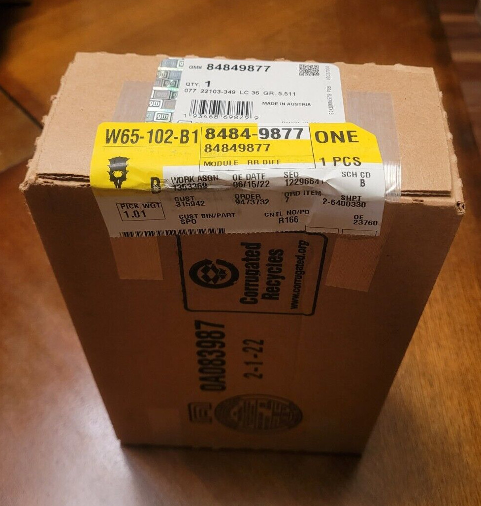 Genuine GM Differential Control Module 84849877 OEM NEW | eBay