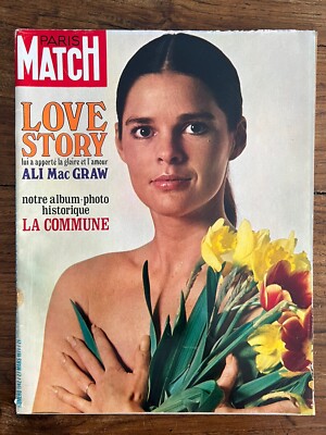 Paris Match 1142 März 1971 - Film LOVE STORY mit Ali MAC GRAW - DIE GEMEINDE