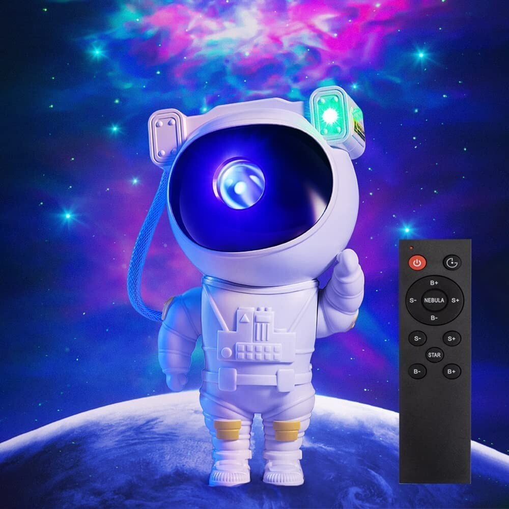 Proiettore Galaxy,Proiettore di luce Galaxy - Proiettore LED Galaxy 14 effetti di luce,Luci per proiettori dimmerabili per camera da letto, telecomando e ricaricabili tramite USB