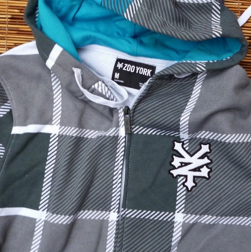 ZOO YORK MENS LOGO COTTON/POLYESTER ZIP-UP HOODIE PICK STYLE & SIZE LIST $56 - Picture 7 of 22
