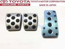 TOYOTA GENUINE OEM 89-99 MR2 SW20 SW21 Gas & Clutch & Brake Pedal Pad Set