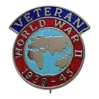 WW2 1939-45 Veteran Military Enamel Badge