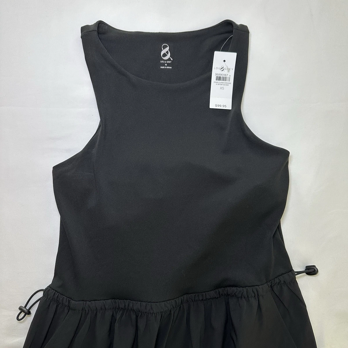 lou and grey athletic dress LOU MINI DRESS GREY CHECK main image 0