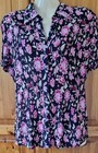 Marks & Spencer Womans Blouse Size 14 Colour Black Mix