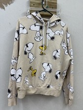 Peanuts Brand Snoopy Woodstock Pullover Hoodie Size XS