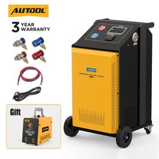 Fully Automatic Refrigerant Recovery Machine Car Hvac Ac Recycling Recharging