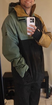 686 Gore-Tex Men's Shell Jacket Cypress Green Color block 2xl - 24/25 season