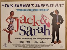 Jack & Sarah (1995) &ndash; Mini Quad 12"x16" &ndash; SS &ndash; Romantic Comedy Hit