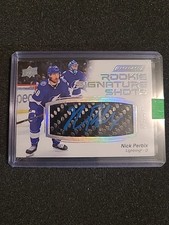 23/24 UPPER DECK ENGRAINED NICK PERBIX 2022-23 ROOKIE SIGNATURE SHOTS AUTO /299