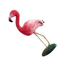  Flamingo Adornment Felting Kit Crafts Felted Wool Kits Beginners