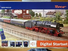 Roco 41307, Digital-Starterset, Dampflok BR 03 blau, Sound, 3 Wagen, neuwertig!