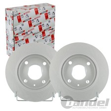 2x FERODO 240mm BREMSSCHEIBEN BELÜFTET passend für FORD COURIER ESCORT FIESTA KA