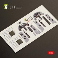 F-5B Freedom Fighter Interior 3D Decals For Kinetic Kit / 1:48