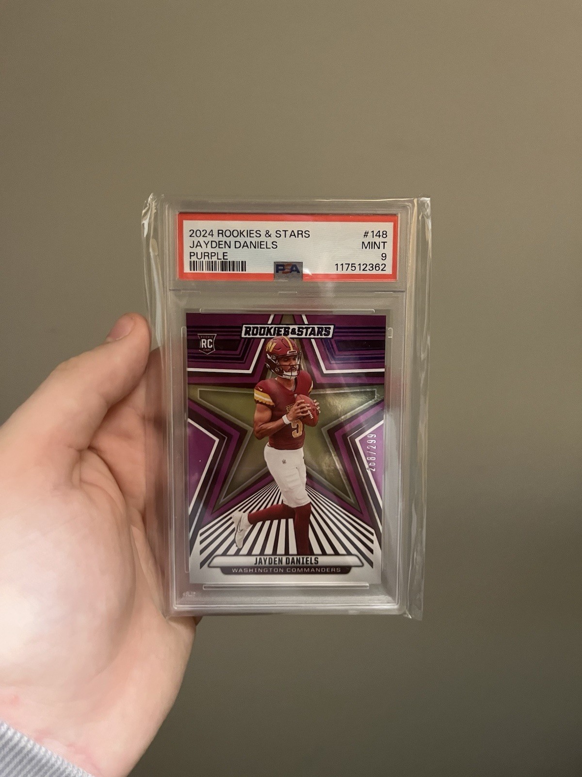 2024 Panini Rookies & Stars - Rookies Jayden Daniels #148 Purple /299 (RC)