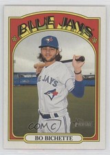 2021 Topps Heritage SP Team Name Color Swap Variation Bo Bichette #293 8we