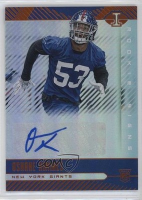 2019 Panini Illusions Rookie Signs Orange Oshane Ximines #RS-OSX Auto RC d4v