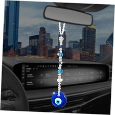 Evil Eye Car Hanging Ornament Crystal Beads Evil Eye Window Classic Style