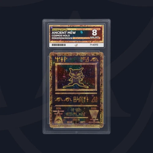 Graded ACE 8 - 2000 - Ancient Mew - Promo - Cosmos Holo - Pokemon Movie