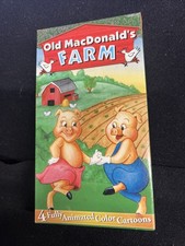 NEW VHS 1999 Old MacDonald's Farm 4 Animated Cartoons Factory Sealed VINTAGE