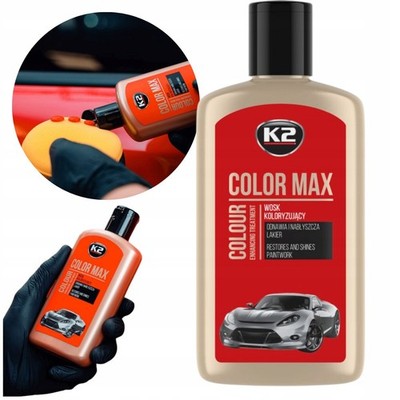 K2 Color Max Autowachs Farbpaste 250 ml Rot