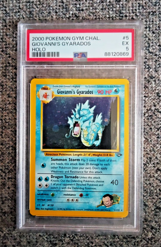 Giovanni's Gyarados (Unlimited) graded PSA 5 for sale on eBay