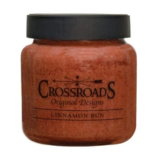 Crossroads Candle 16 Ounce Jar Candle - Cinnamon Bun