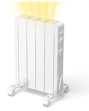 Plug-in Electric Wall Heater 800W Portable Convection Panel Heaters 2532R T1