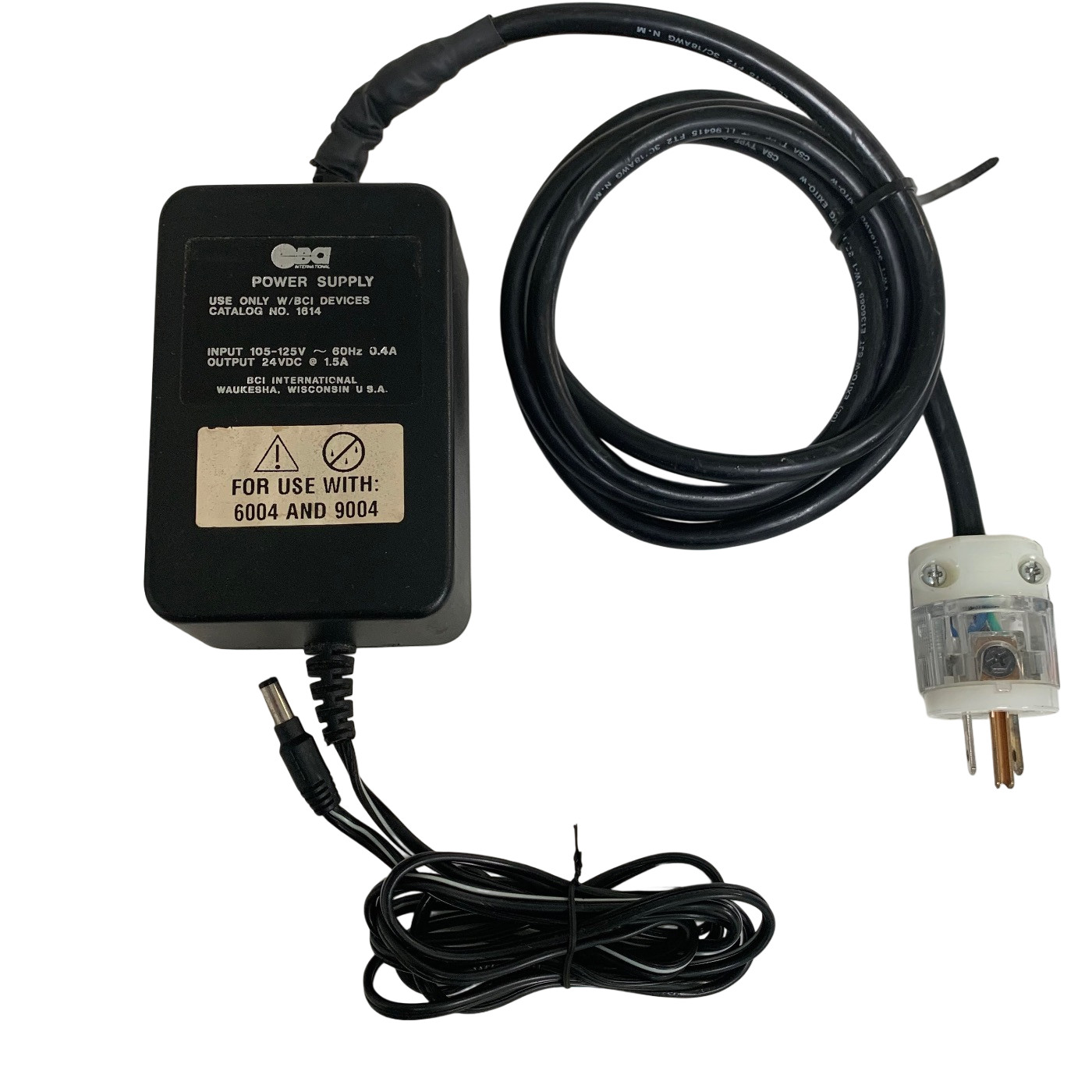 Smiths Medical 9004 BCI Capnograph Power Supply only